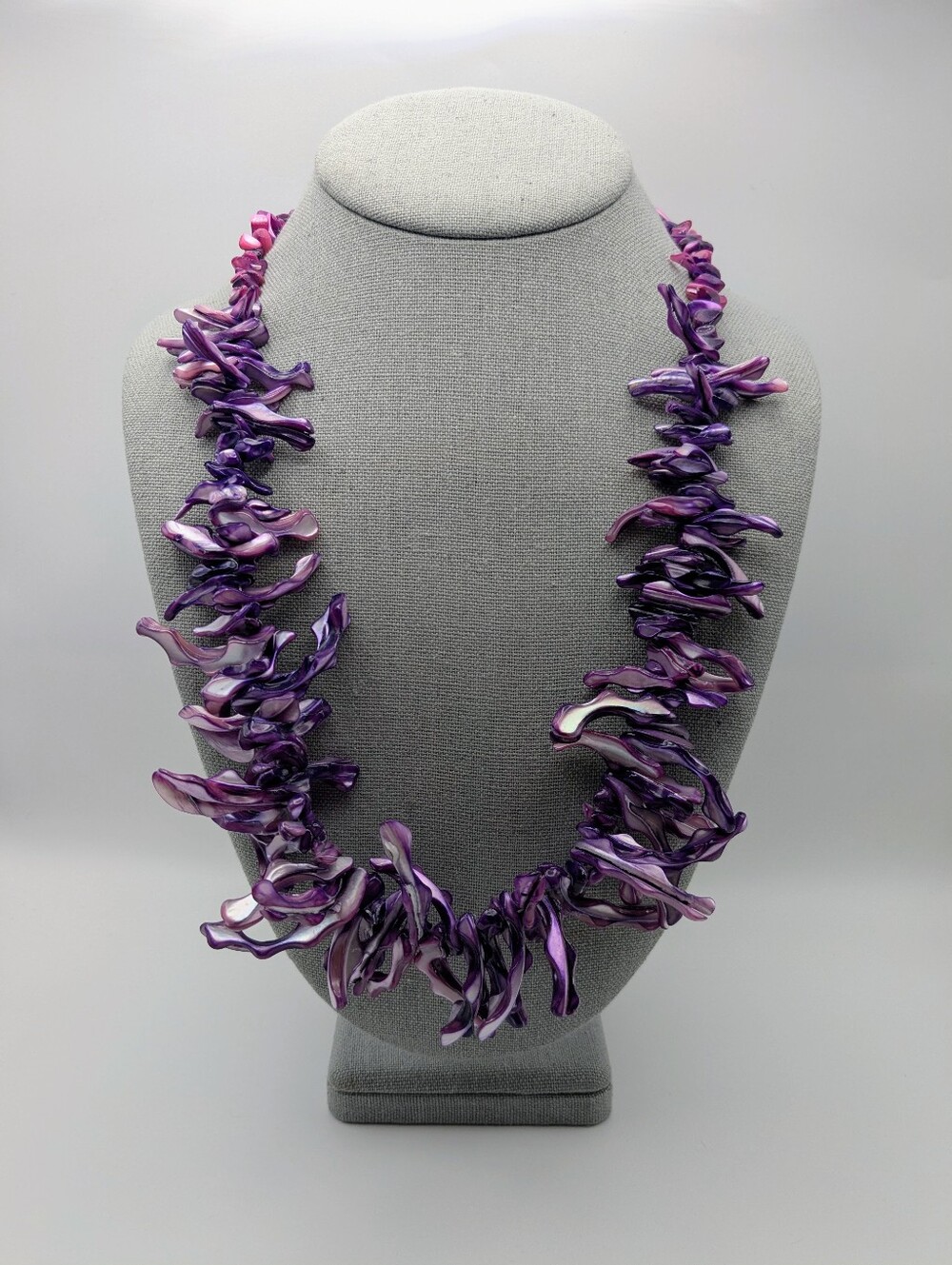 Purple Shell Petal Necklace - Women Jewelry